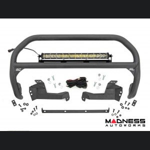 Ford Bronco Sport Front Bull Bar w/ 20" Chrome Series LED Light Bar